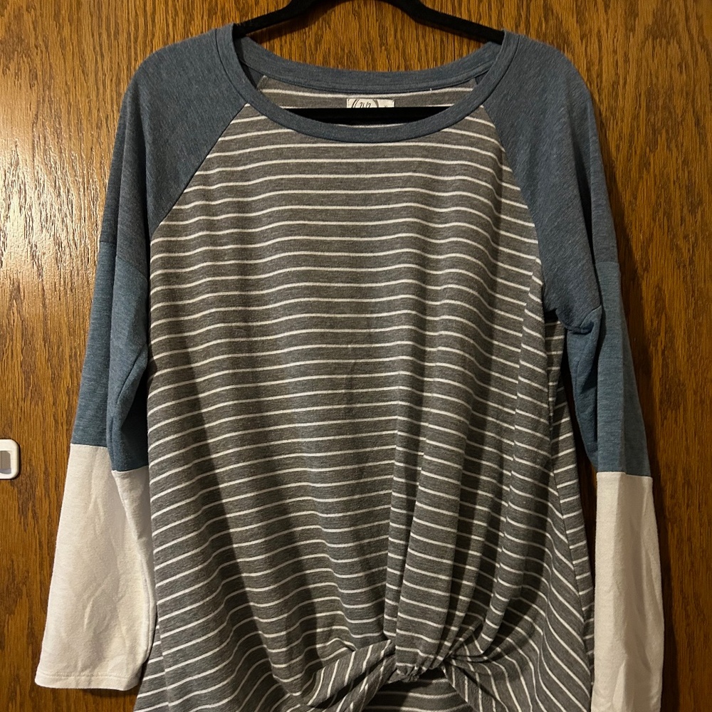 Long Sleeve Striped Shirt